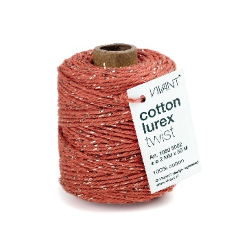Poly Lurex Cord 5mm Beige Color