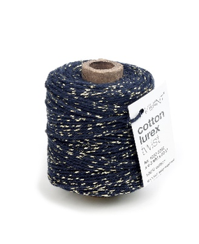 Vivant Cotton Lurex Cord 50m/Ø2mm Dark Blue (1050.5002.44) Vivant Cotton Lurex Cord 50m/Ø2mm Dark Blue (1050.5002.44)