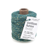 Vivant Cotton Lurex Cord 50m/Ø2mm Petrol (1050.5002.48)