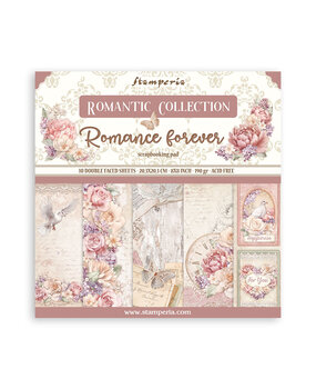 Stamperia Romance Forever 8x8 Inch Paper Pack (SBBS96)