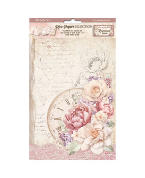 Stamperia Romance Forever A4 Rice Paper Selection (6 pcs) (DFSA4XRM) (DISCONTINUED)