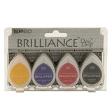 Tsukineko Brilliance Dew Drops Set Basics (4pcs) (BD-100-001)