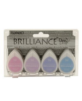 Tsukineko Brilliance Dew Drops Set Jewel Tone (4pcs) (BD-100-002)