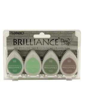 Tsukineko Brilliance Dew Drops Set Treehouse (4pcs) (BD-100-007)