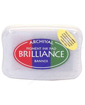 Tsukineko Brilliance Ink Pad 3-color Banner (BR3-306)
