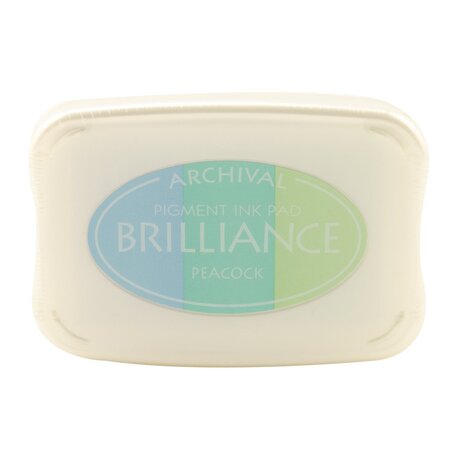 Tsukineko Brilliance Ink Pad 3-color Peacock (BR3-304) Tsukineko Brilliance Ink Pad 3-color Peacock (BR3-304)