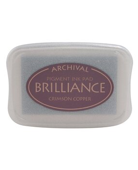 Tsukineko Brilliance Ink Pad Crimson Copper (BR1-97)