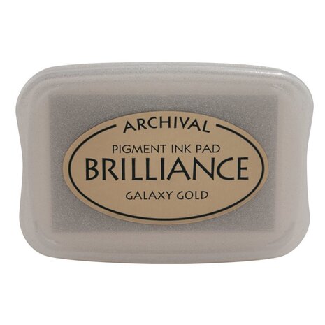 Tsukineko Brilliance Ink Pad Galaxy Gold (BR1-91) Tsukineko Brilliance Ink Pad Galaxy Gold (BR1-91)