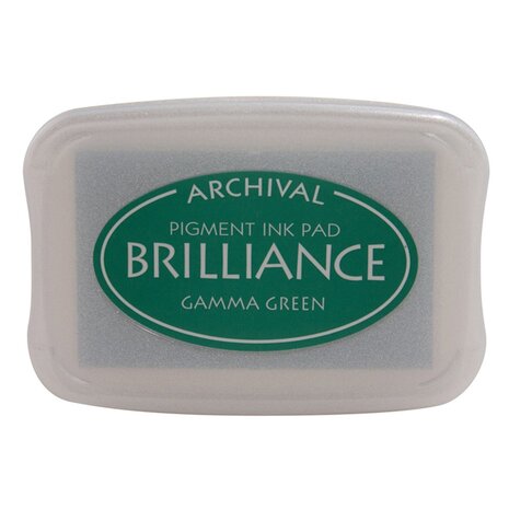 Tsukineko Brilliance Ink Pad Gamma Green (BR1-21) Tsukineko Brilliance Ink Pad Gamma Green (BR1-21)