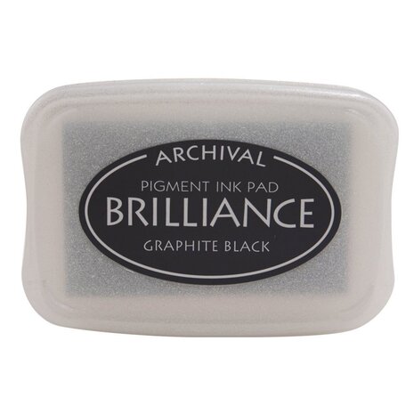 Tsukineko Brilliance Ink Pad Graphite Black (BR1-82)