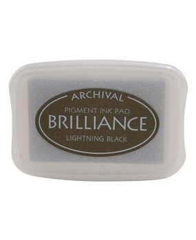 Tsukineko Brilliance Ink Pad Lightning Black (BR1-95)