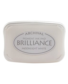 Tsukineko Brilliance Ink Pad Moonlight White (BR1-80)