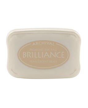 Tsukineko Brilliance Ink Pad Pearlescent Beige (BR1-55)