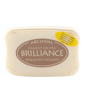 Tsukineko Brilliance Ink Pad Pearlescent Chocolate (BR1-76)