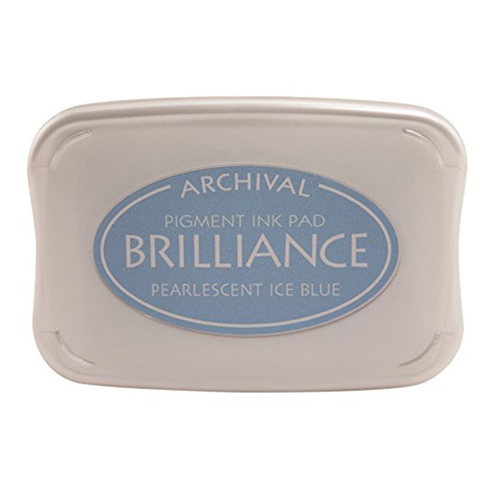 Tsukineko Brilliance Ink Pad Pearlescent Ice Blue (BR1-74)