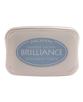 Tsukineko Brilliance Ink Pad Pearlescent Ice Blue (BR1-74)