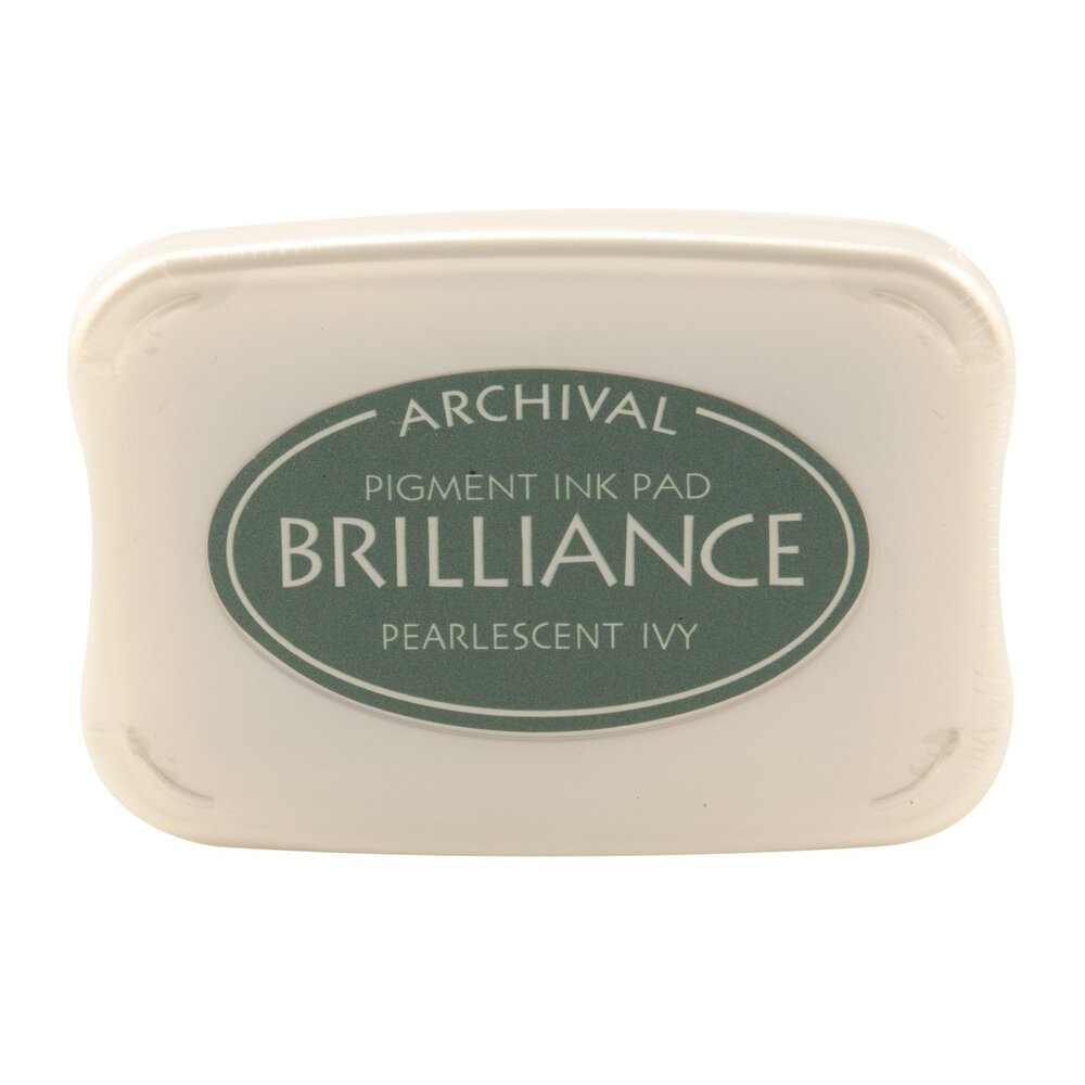 Tsukineko Brilliance Ink Pad Pearlescent Ivy (BR1-64)