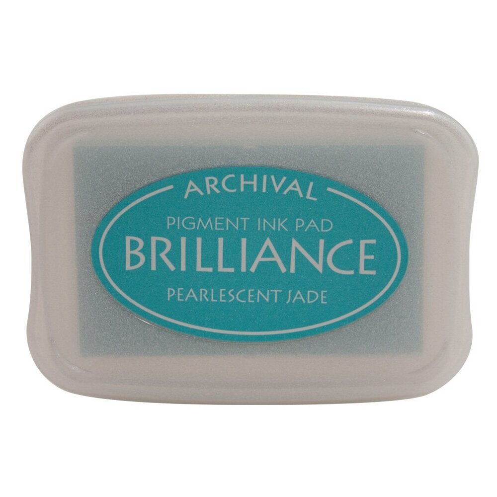 Tsukineko Brilliance Ink Pad Pearlescent Jade (BR1-41)