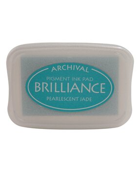 Tsukineko Brilliance Ink Pad Pearlescent Jade (BR1-41)