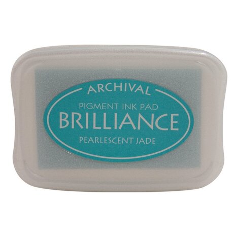 Tsukineko Brilliance Ink Pad Pearlescent Jade (BR1-41)