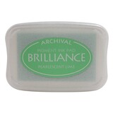 Tsukineko Brilliance Ink Pad Pearlescent Lime (BR1-42)