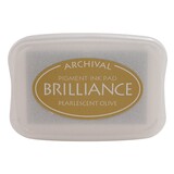 Tsukineko Brilliance Ink Pad Pearlescent Olive (BR1-53)