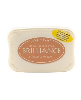 Tsukineko Brilliance Ink Pad Pearlescent Rust (BR1-61)