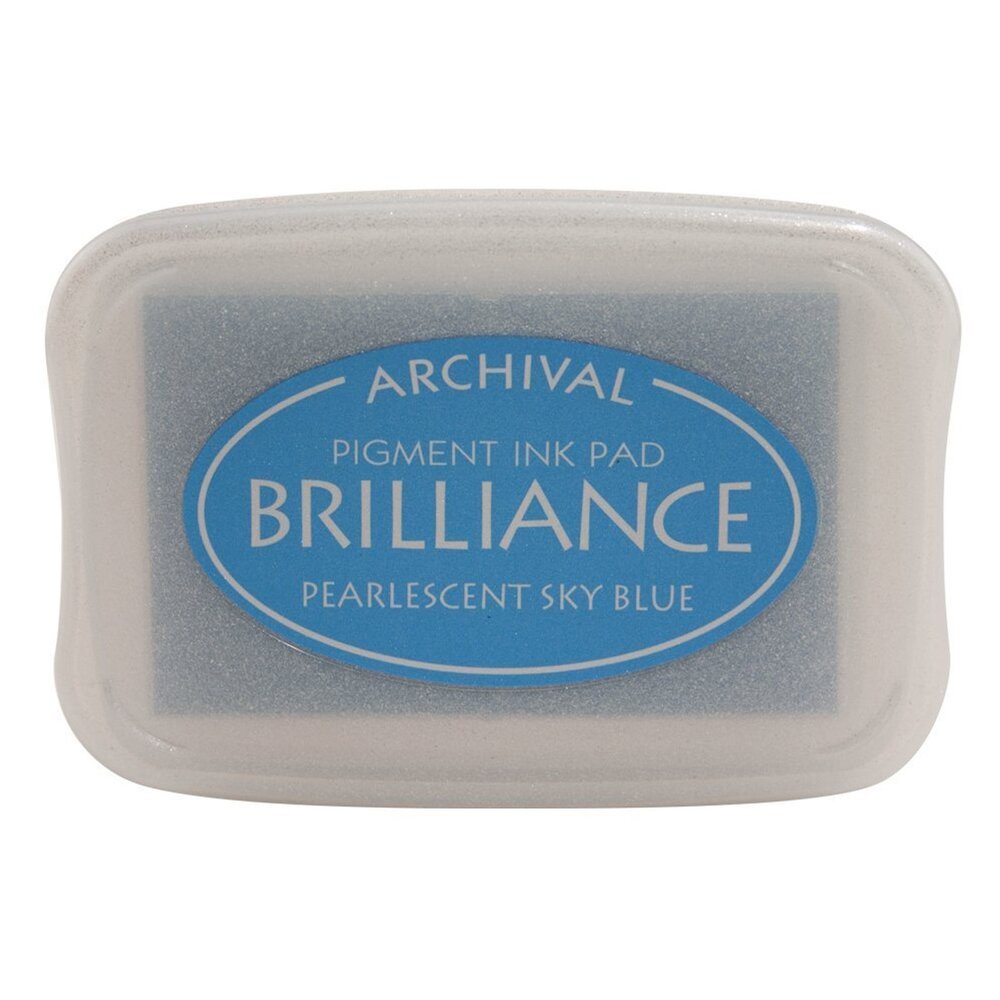 Tsukineko Brilliance Ink Pad Pearlescent Sky Blue (BR1-38) Tsukineko Brilliance Ink Pad Pearlescent Sky Blue (BR1-38)