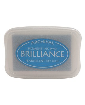 Tsukineko Brilliance Ink Pad Pearlescent Sky Blue (BR1-38)