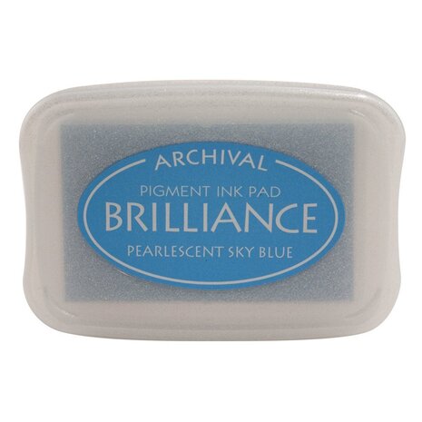 Tsukineko Brilliance Ink Pad Pearlescent Sky Blue (BR1-38) Tsukineko Brilliance Ink Pad Pearlescent Sky Blue (BR1-38)