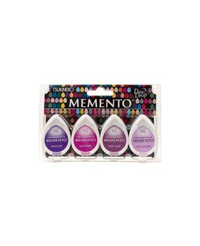 Tsukineko Memento Dew Drops Juicy Purples (4pcs) (05MD003)