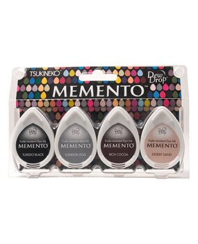 Tsukineko Memento Dew Drops Stone Mountain (4pcs) (05MD010)