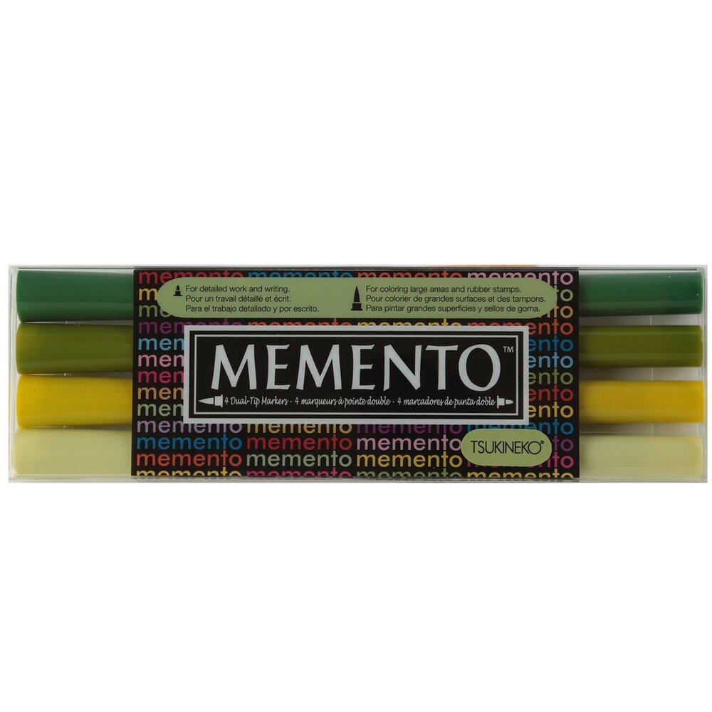 Tsukineko Memento Markers Greenhouse (4pcs) (05PM100002)