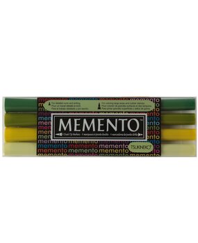 Tsukineko Memento Markers Greenhouse (4pcs) (05PM100002)