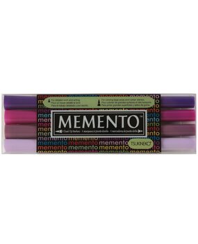 Tsukineko Memento Markers Juicy Purples (4pcs) (05PM100003)