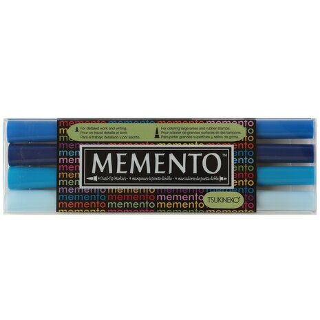 Tsukineko Memento Markers Ocean (4pcs) (05PM100004)