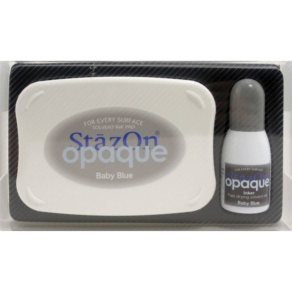 Tsukineko StazOn Opaque Ink Pads Baby Blue (SZ-000-108)