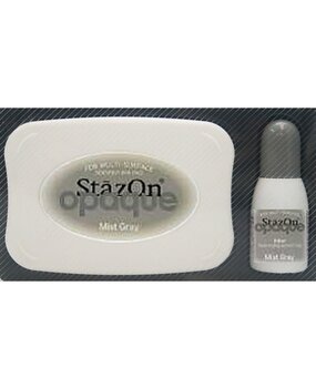 Tsukineko StazOn Opaque Ink Pads Mist Grey (SZ-000-181)