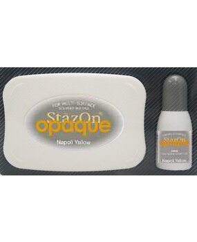 Tsukineko StazOn Opaque Ink Pads Napoli Yellow (SZ-000-111)