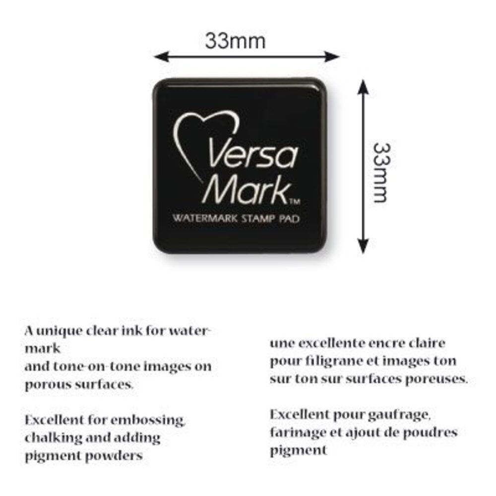 Tsukineko VersaMark Mini Stamp Pad Transparent (05VMSML001)