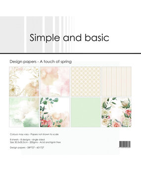 Simple and Basic A Touch of Spring 12x12 Inch Paper Pack (SBP727) (DISCONTINUED) Simple and Basic A Touch of Spring 12x12 Inch Paper Pack (SBP727) (DISCONTINUED)