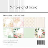 Simple and Basic A Touch of Spring 6x6 Inch Paper Pack (SBP527) (DISCONTINUED)
