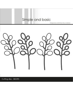 Simple and Basic Bubble Branches Dies (SBD395) (OUTLET)