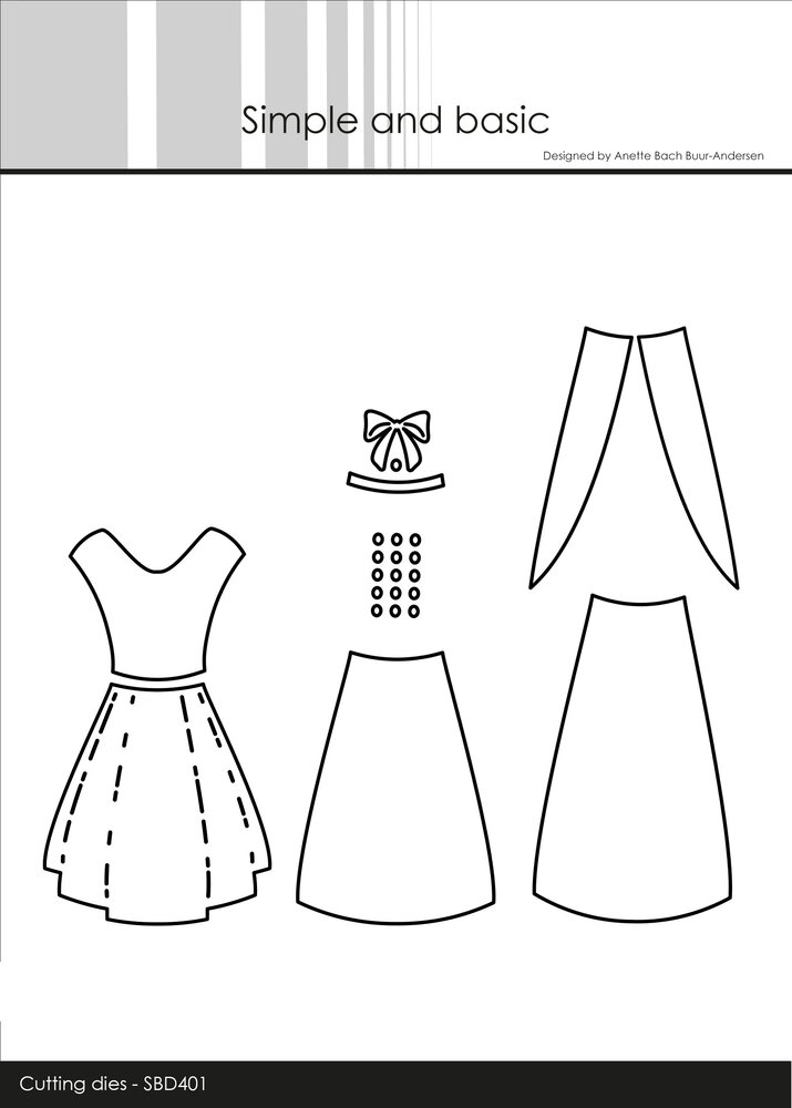 Simple and Basic Dress Dies (SBD401) (OUTLET)