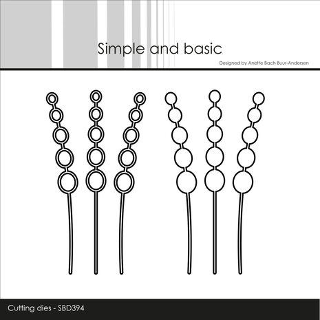 Simple and Basic Pearl Branches Dies (SBD394) (DISCONTINUED)
