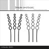 Simple and Basic Pearl Branches Dies (SBD394) (OUTLET)