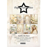 Paper Favourites Shabby Chic Roses A5 Paper Pack (PFA118) (DISCONTINUED)