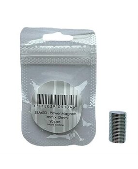 Simple and Basic Power Magnets 1x12mm (20pcs) (SBA603)