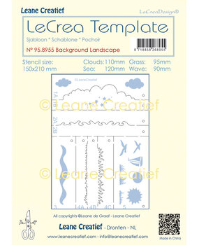 Leane Creatief Background Landscape A5 LeCreaDesign Template (95.8955) (DISCONTINUED)