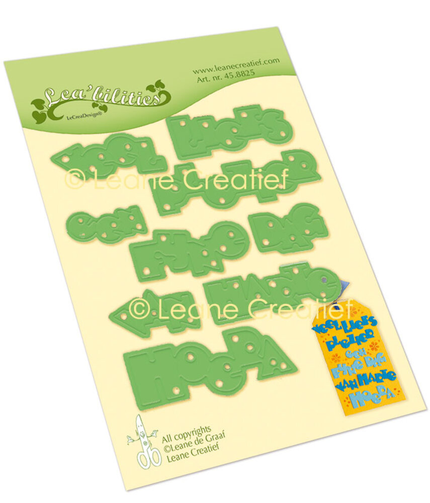 Leane Creatief Teksten Nederlands Lea’bilitie Cutting Die (45.8825) (DISCONTINUED)